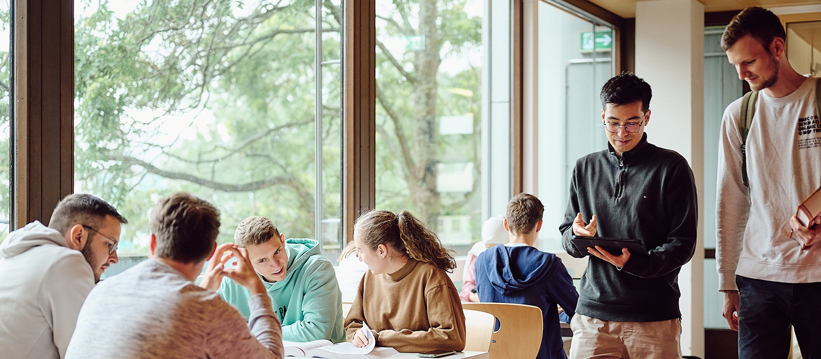 Students at the School of Life Sciences