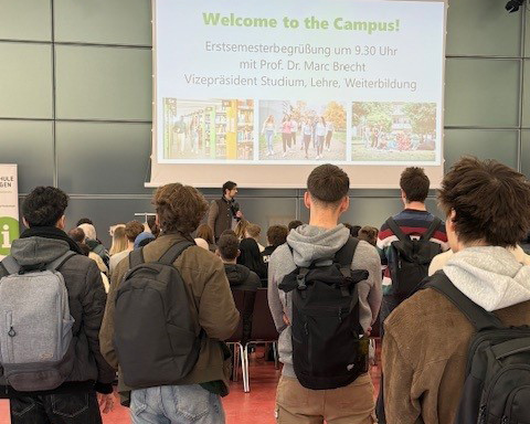 Ersti-Begrüßung in der Aula