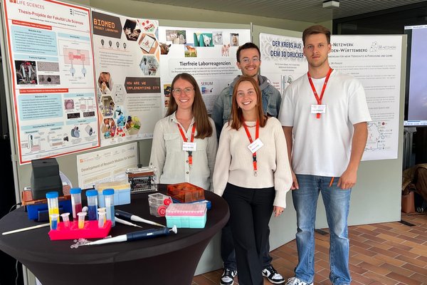 Katrin Spindler, Maya Litzig, Joshua Scherer und Léon Simunovic (v. li. nach re.)