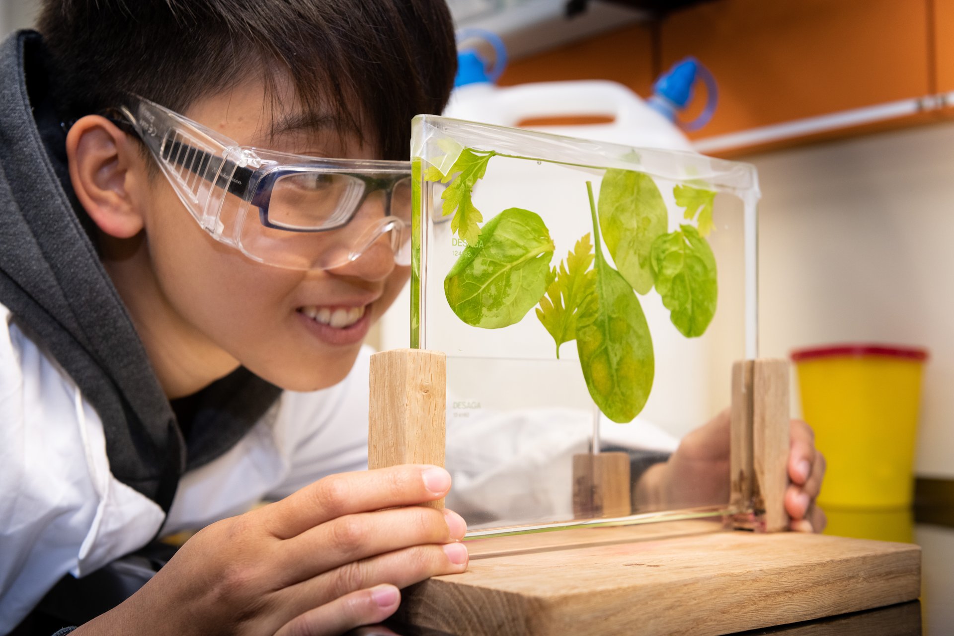 Student im BioMed-Lab