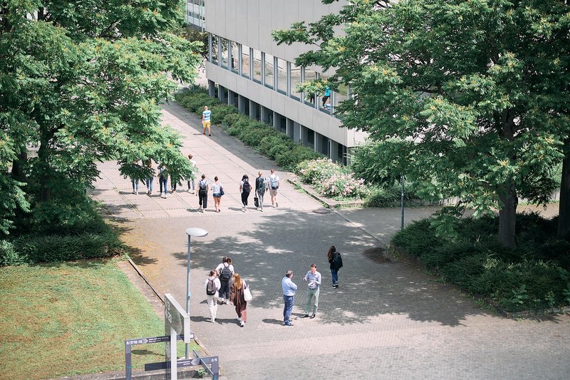 Blick auf den Campus