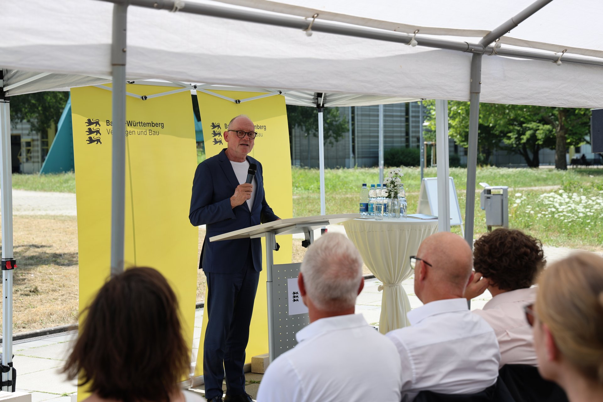 Ministerialdirektor des Wissenschaftsministeriums, Dr. Hans Reiter, 