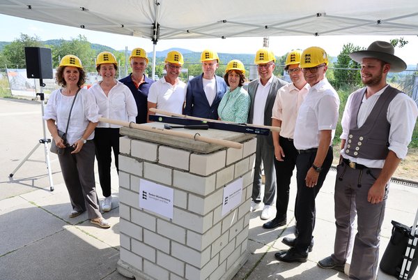 Grundsteinlegung des Chemie Gebäudes